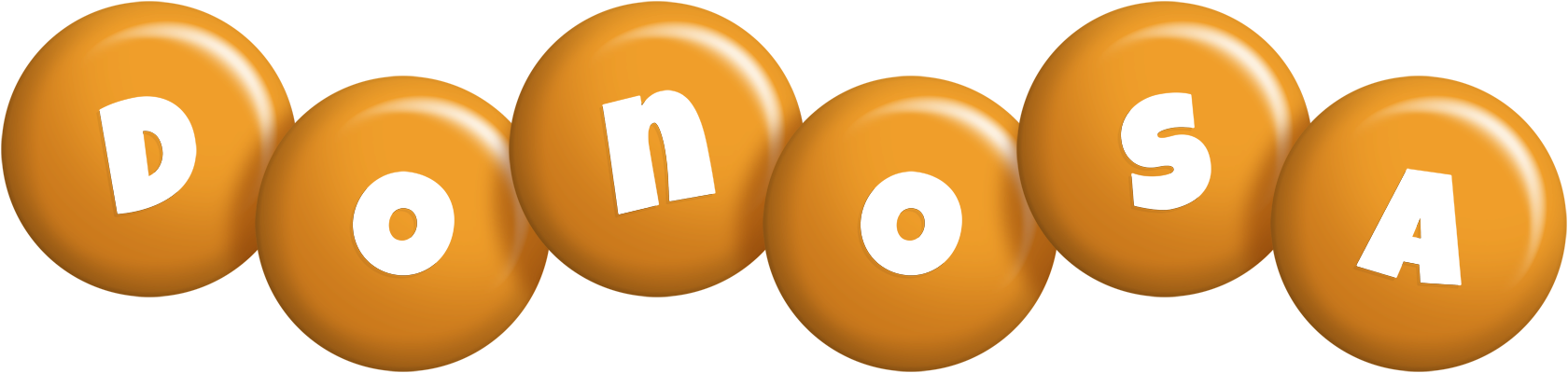 Donosa candy-orange logo