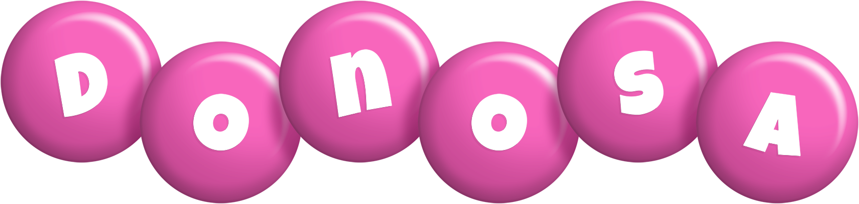 Donosa candy-pink logo