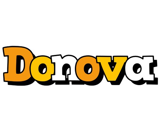 Donova cartoon logo