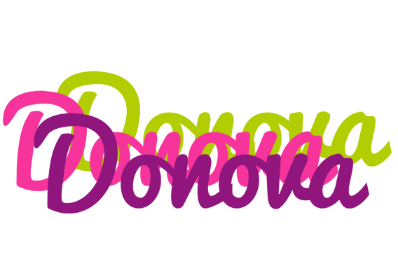 Donova flowers logo