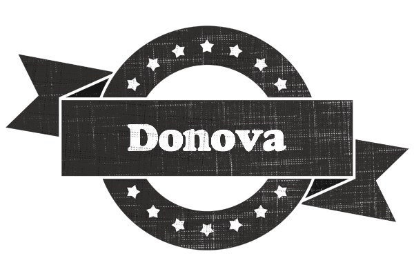 Donova grunge logo