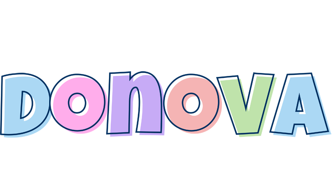 Donova pastel logo