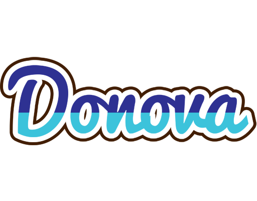 Donova raining logo