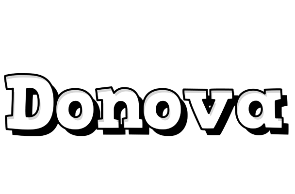 Donova snowing logo