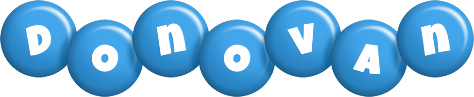 Donovan candy-blue logo
