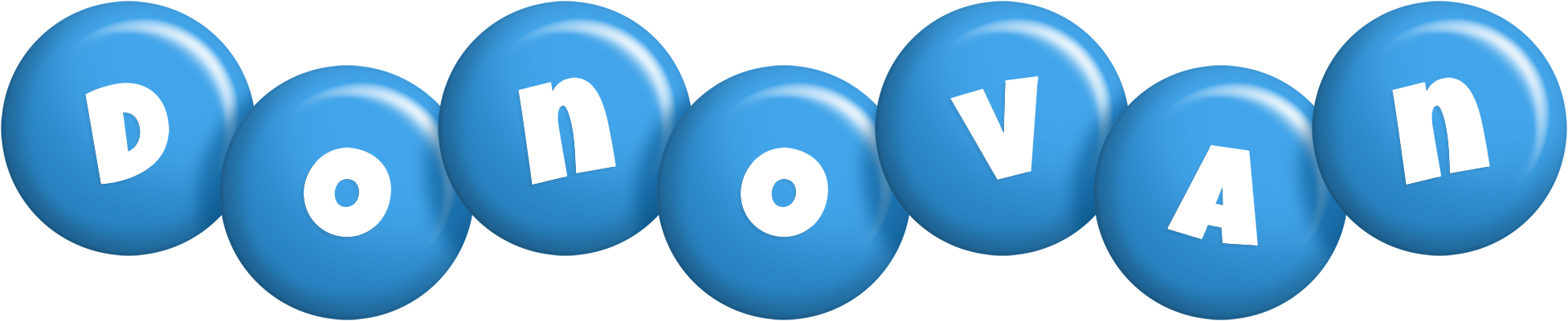 Donovan candy-blue logo