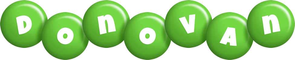 Donovan candy-green logo