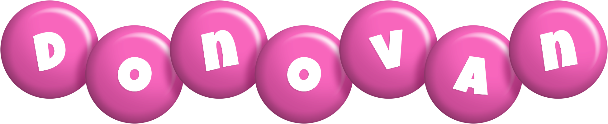 Donovan candy-pink logo