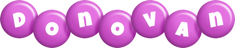 Donovan candy-purple logo