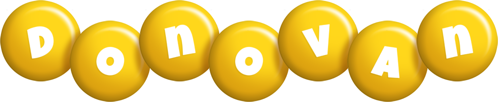 Donovan candy-yellow logo