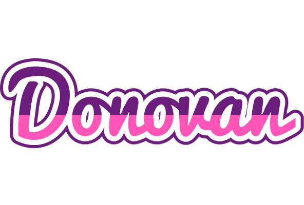 Donovan cheerful logo