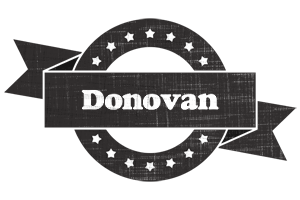 Donovan grunge logo