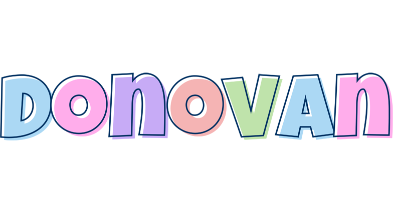 Donovan pastel logo