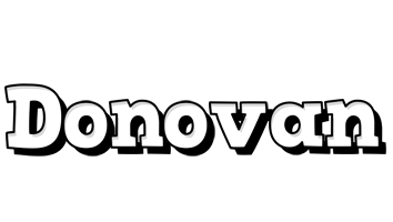 Donovan snowing logo