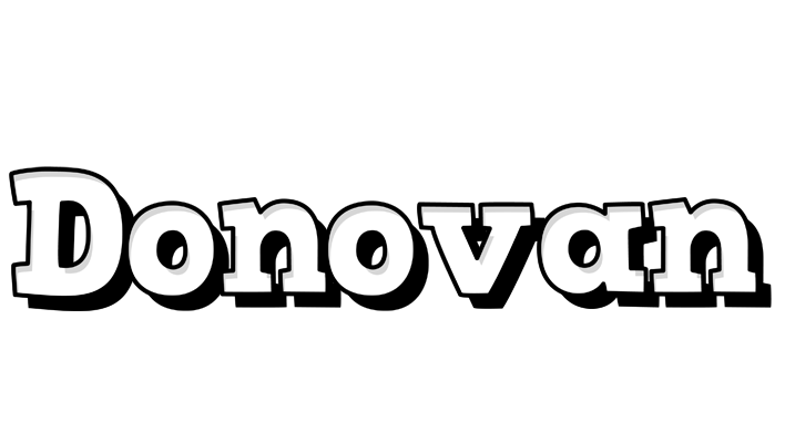 Donovan snowing logo