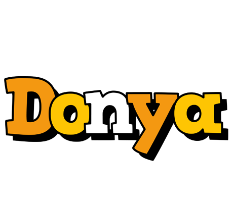 Donya cartoon logo