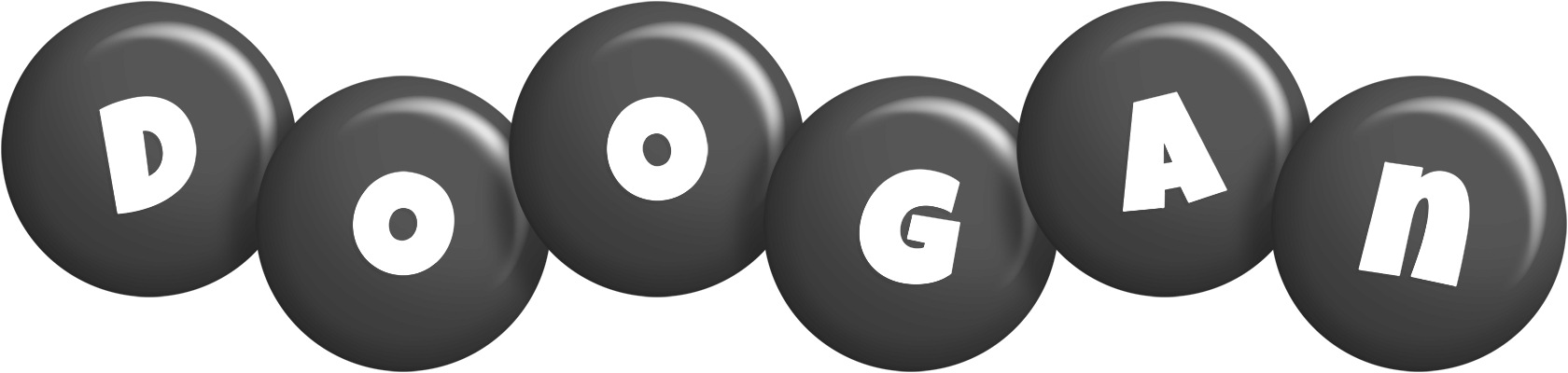 Doogan candy-black logo