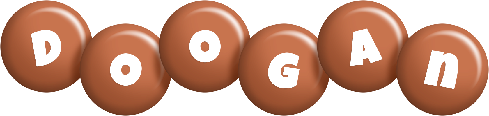 Doogan candy-brown logo