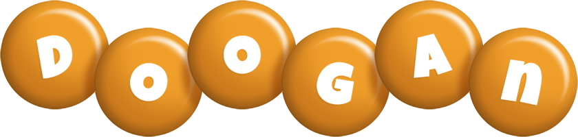 Doogan candy-orange logo