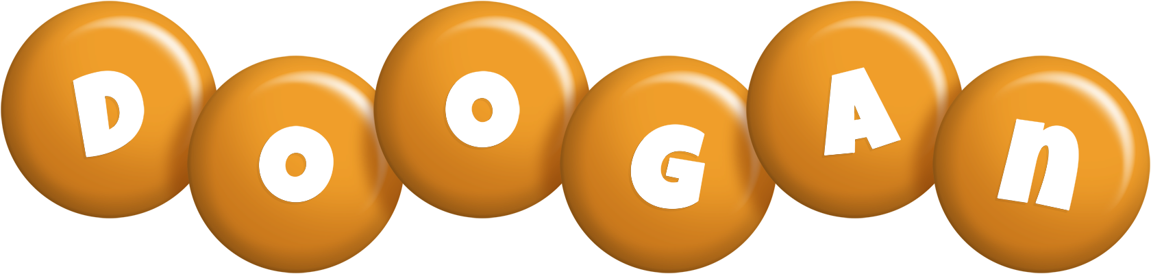Doogan candy-orange logo
