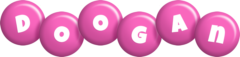 Doogan candy-pink logo