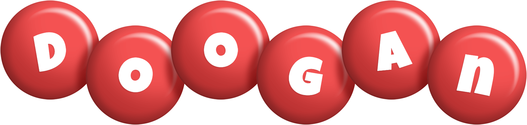 Doogan candy-red logo