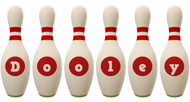 Dooley bowling-pin logo