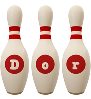 Dor bowling-pin logo