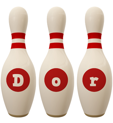 Dor bowling-pin logo