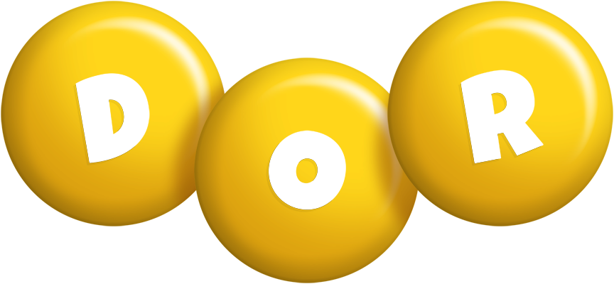 Dor candy-yellow logo