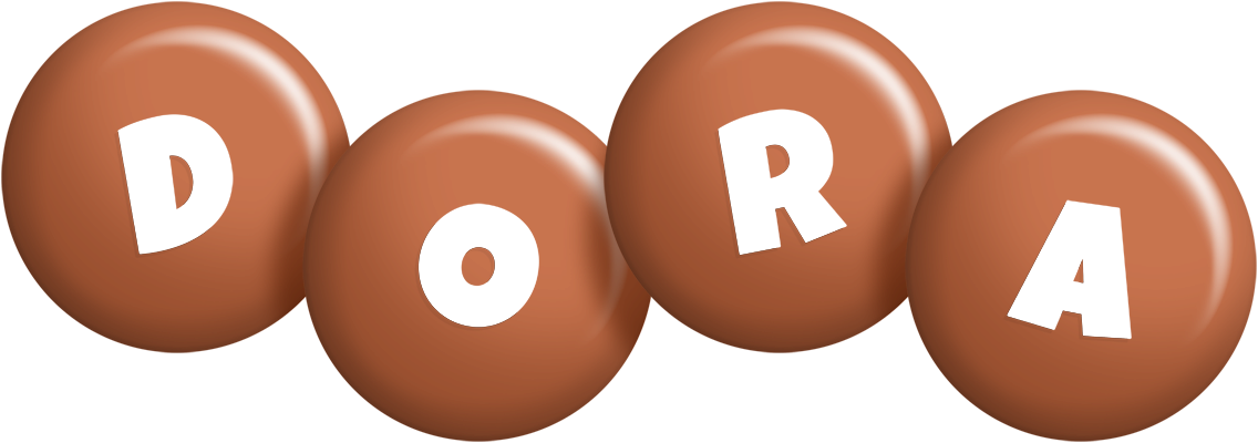 Dora candy-brown logo