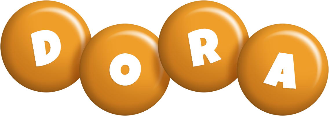 Dora candy-orange logo
