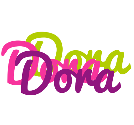 Dora flowers logo