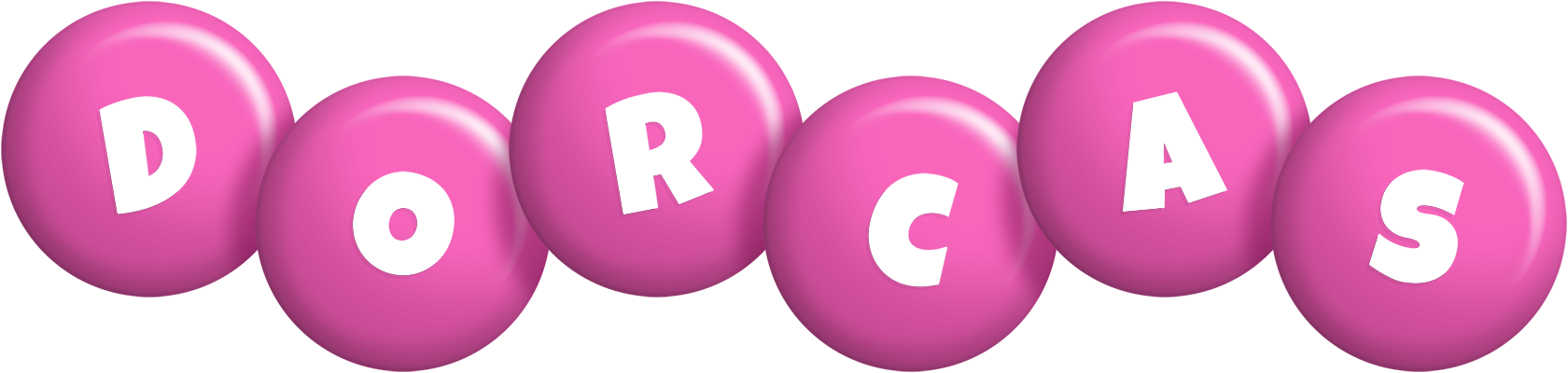 Dorcas candy-pink logo