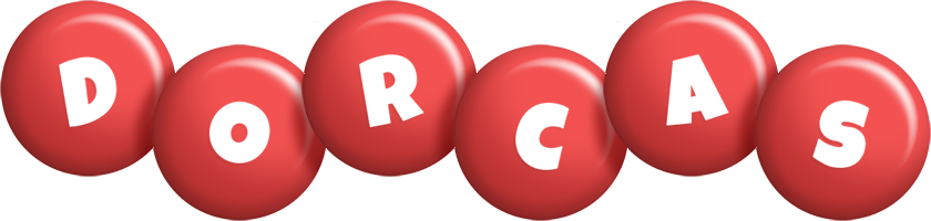 Dorcas candy-red logo