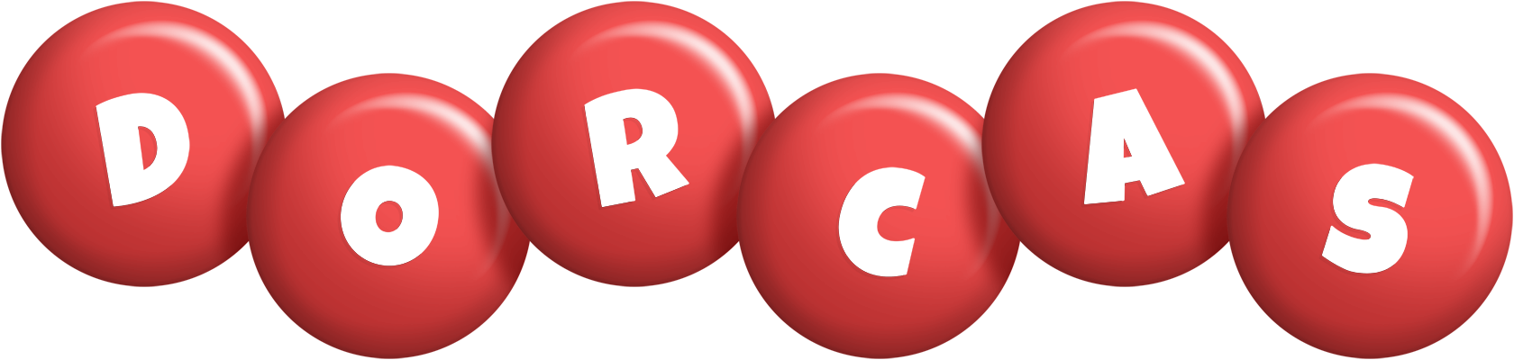 Dorcas candy-red logo