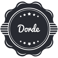 Dorde badge logo