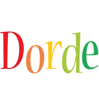 Dorde birthday logo