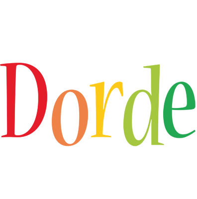 Dorde birthday logo