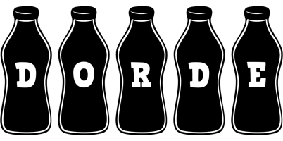 Dorde bottle logo