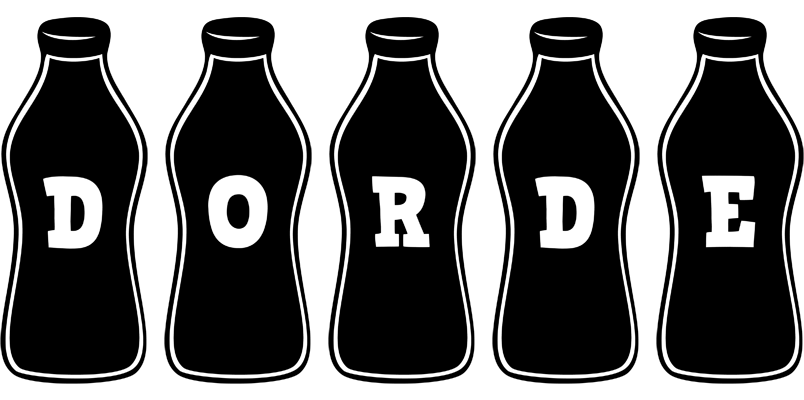 Dorde bottle logo