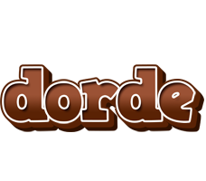 Dorde brownie logo