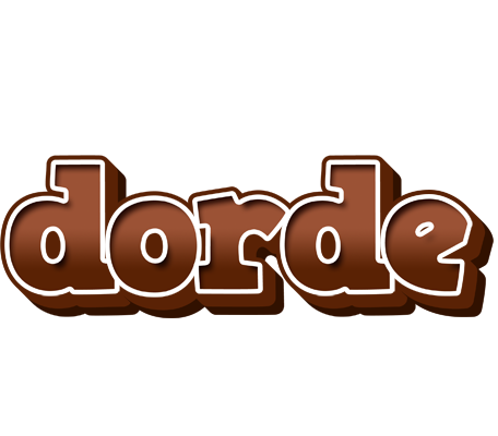 Dorde brownie logo