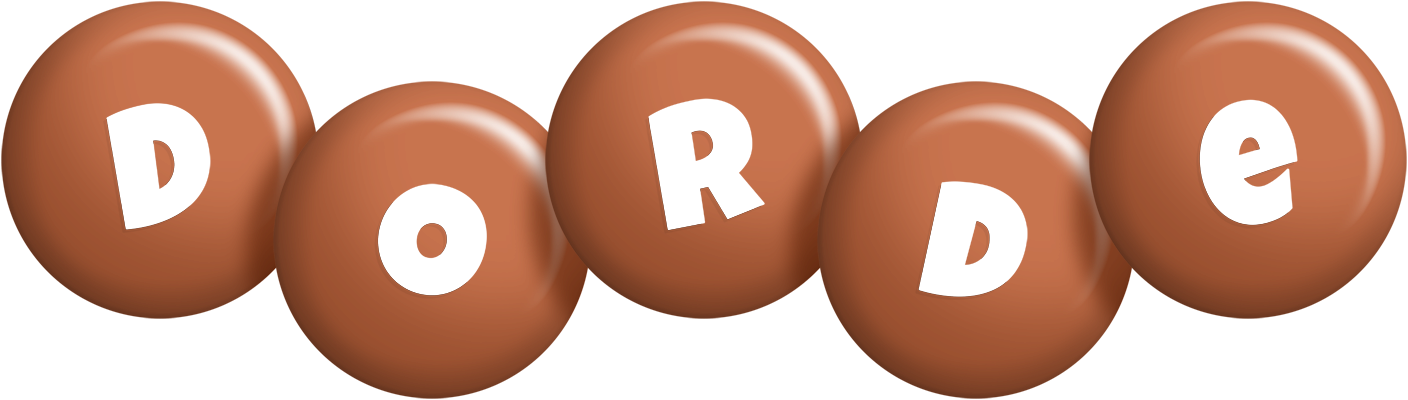 Dorde candy-brown logo