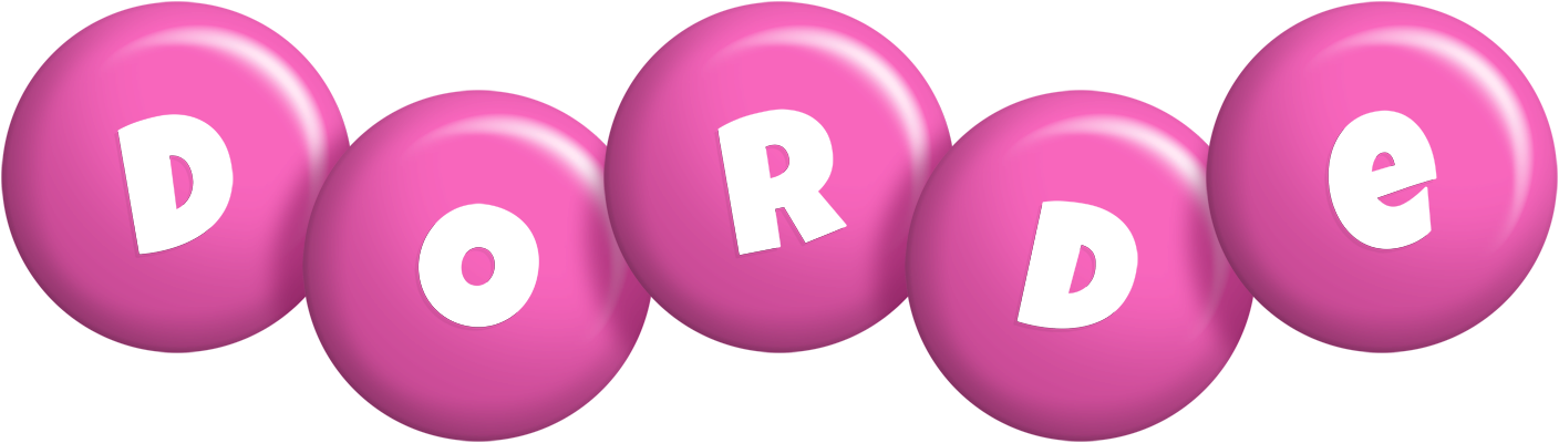 Dorde candy-pink logo