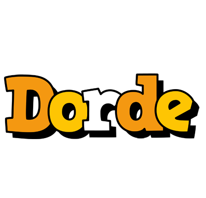 Dorde cartoon logo