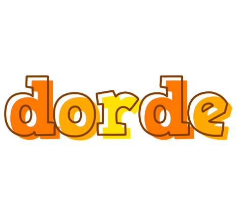 Dorde desert logo