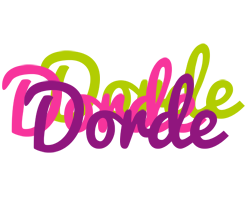 Dorde flowers logo