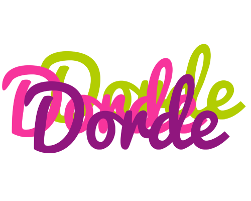 Dorde flowers logo