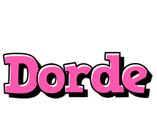 Dorde girlish logo